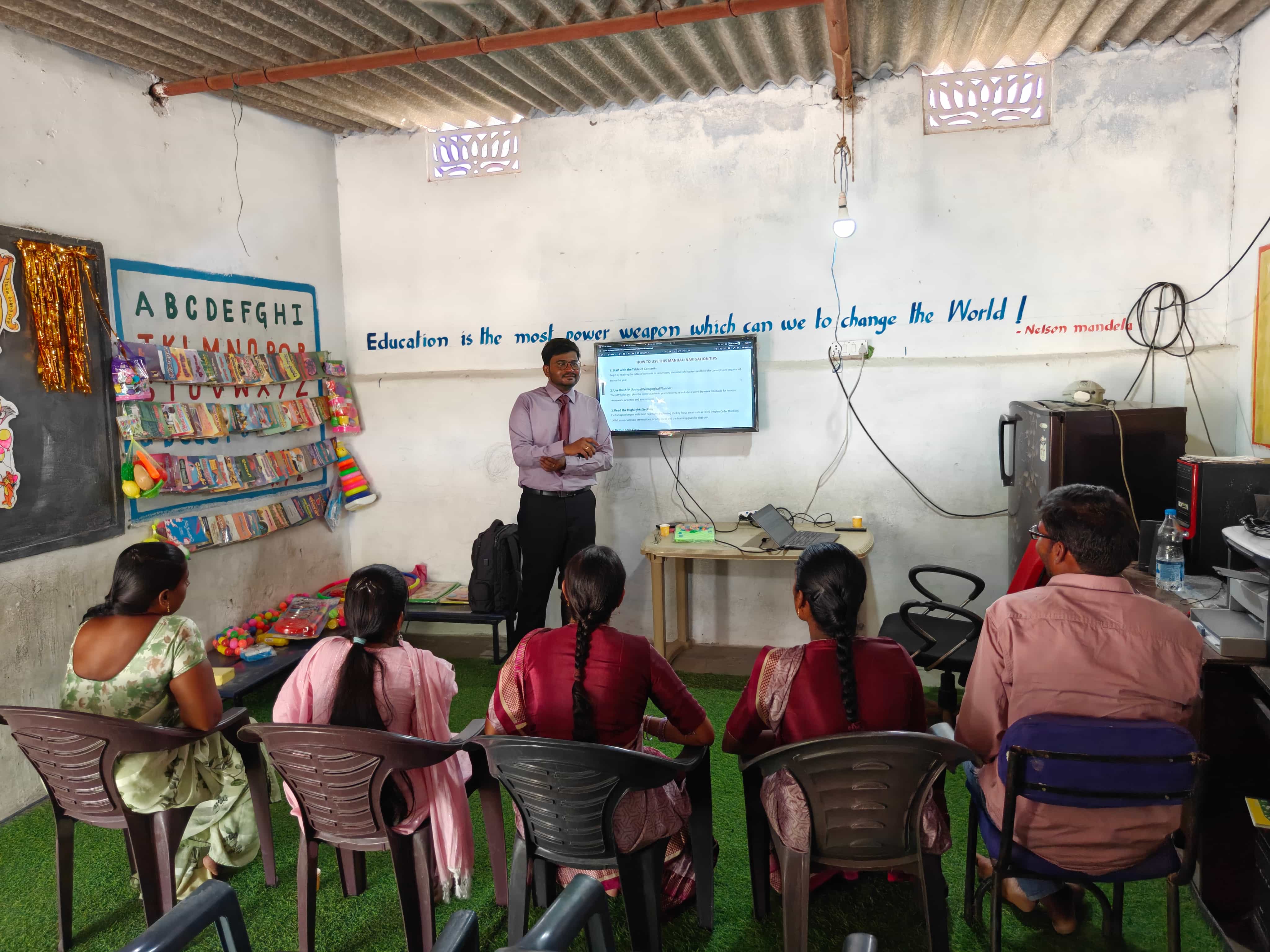 Teacher Training Program-Soumya UPS School-Chinna Karpathi, Telangana