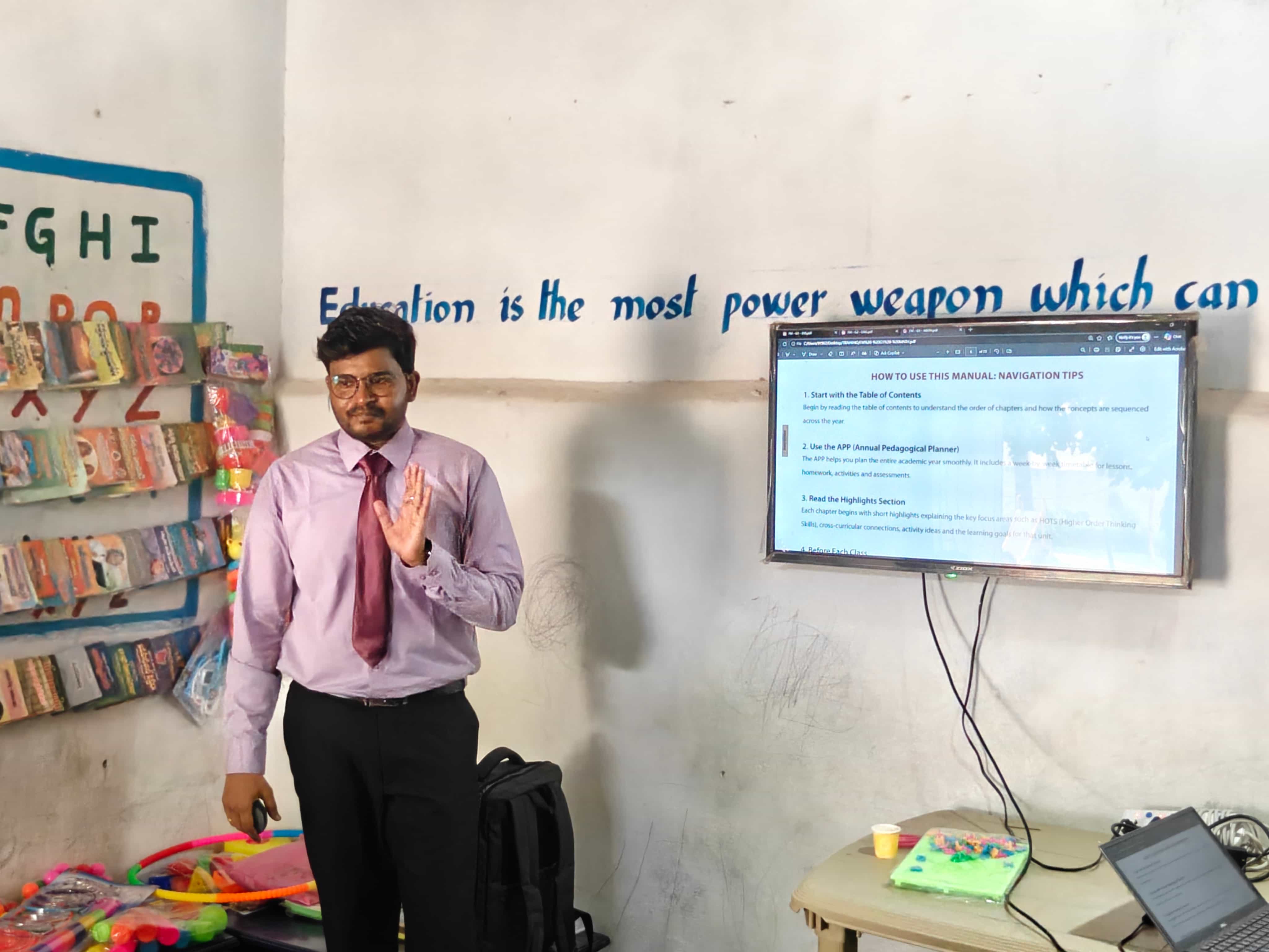 Teacher Training Program-Soumya UPS School-Chinna Karpathi, Telangana