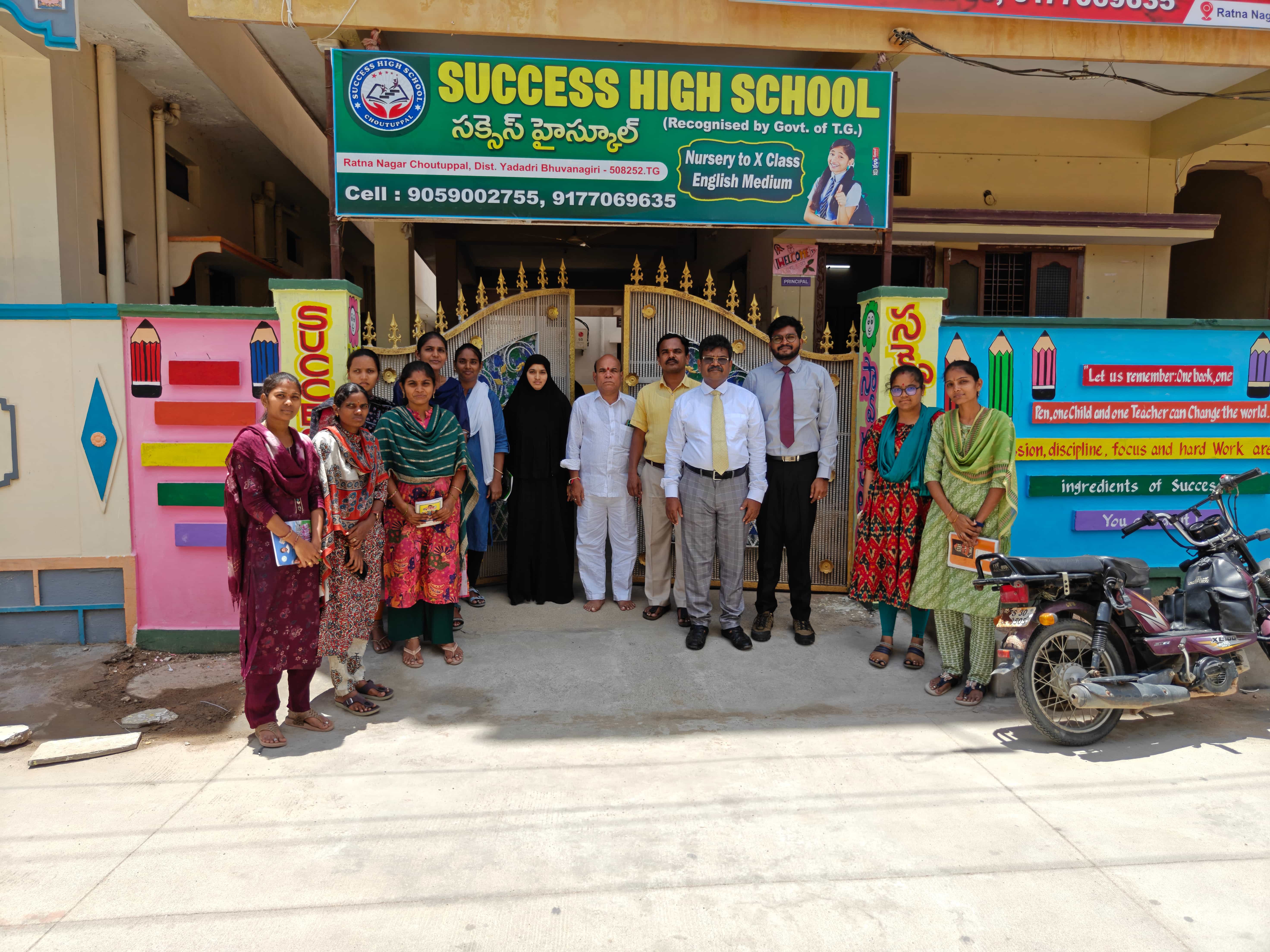 Teacher Training Program-Success High School-Choutuppal, Telangana