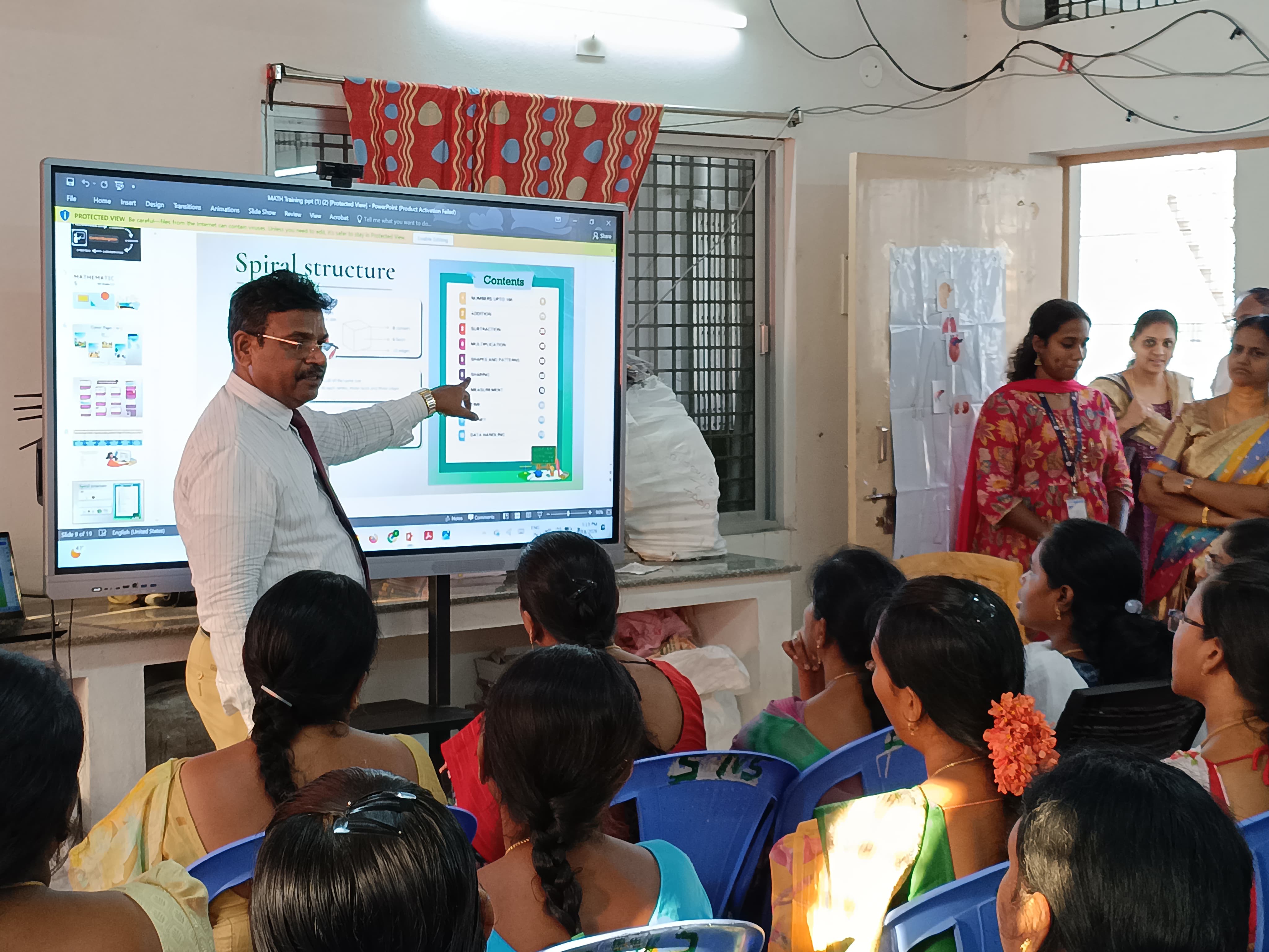 Teacher Training Program-Sri Vishwesharayya School-Tadipatri
