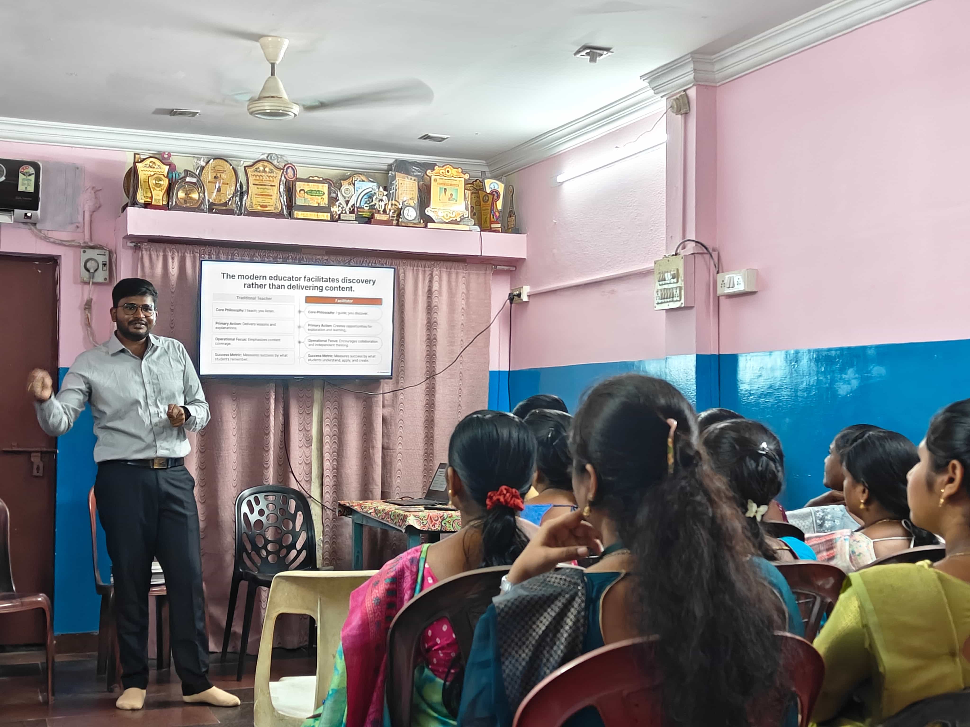 Teacher Training Program-Ajay High School-Satyanarayanapuram & Nagarjuna School, Gunadala, Vijayawada