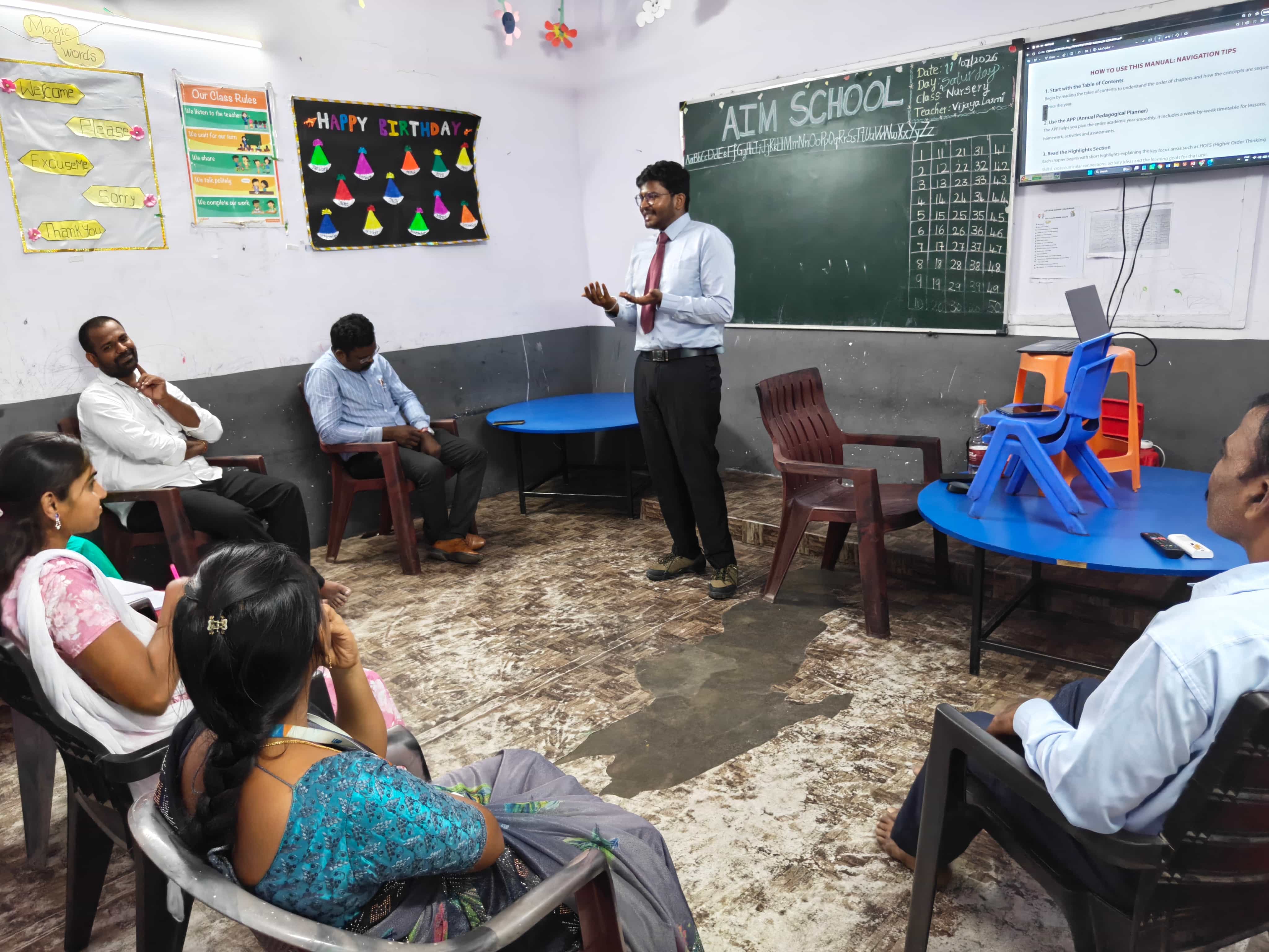 Teacher Training Program-Adarsha Integrated Model School-Palwancha, Telangana